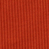 Polyester Cotton Stretch Rib Knit Fabric, 147 gsm, 100 cm — Orange — texture