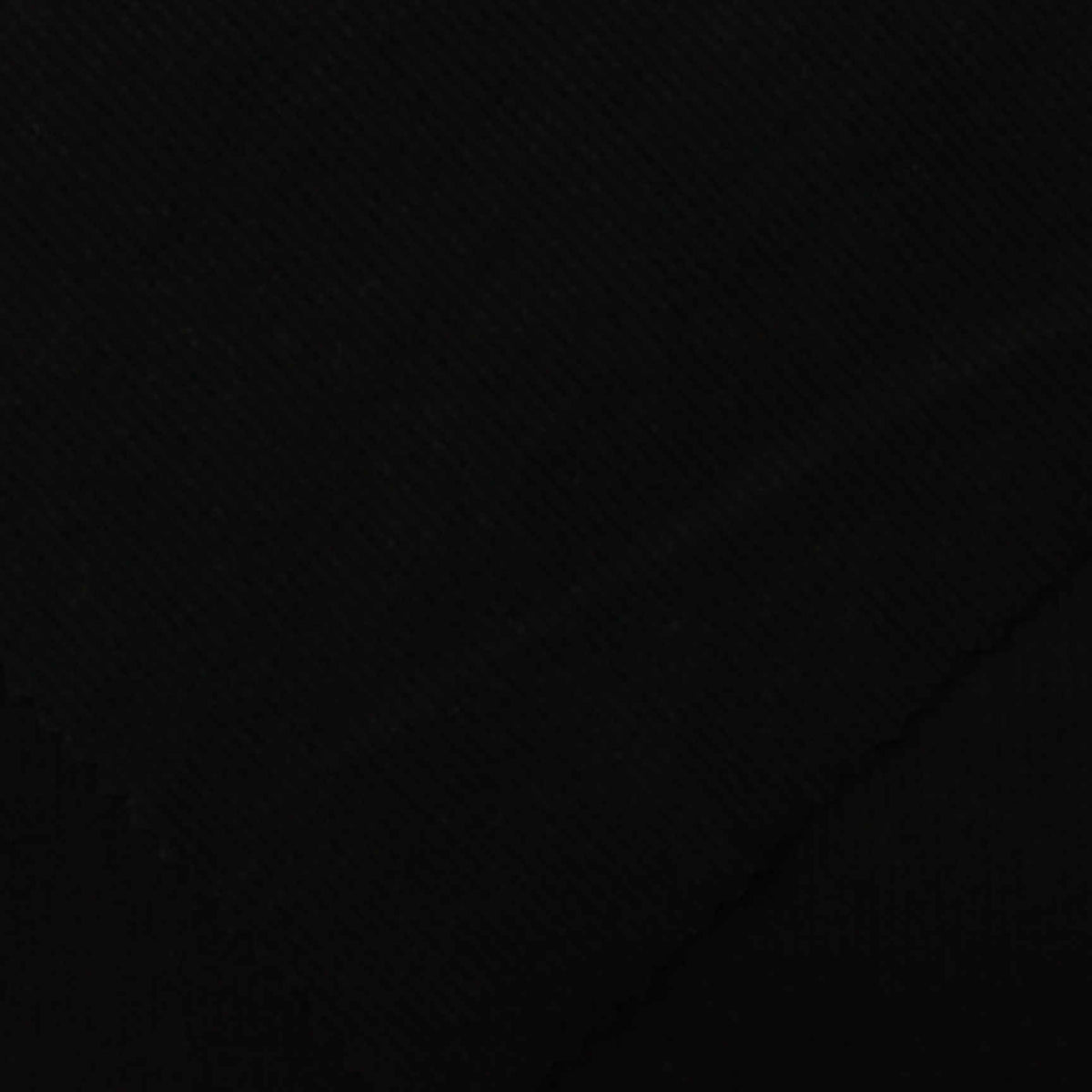 Polyester Cotton Stretch Rib Knit Fabric, 146 gsm, 110 cm — Black