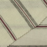 Cream Bold-Plaid Rib Knit, Viscose