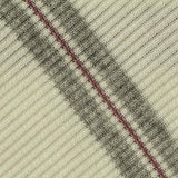Cream Bold-Plaid Rib Knit, Viscose — texture