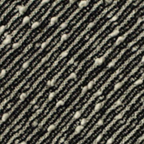 Black Diagonal-Stripe Jersey Knit, Viscose-Poly