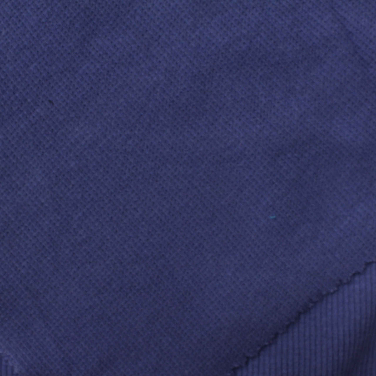 Navy Ribbed Rib Knit, Cotton