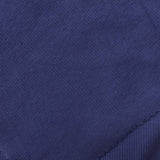 Cotton Stretch Rib Knit Fabric, 140 gsm, 100 cm — Navy