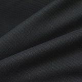 100% Polyester Knit Fabric, 148 gsm, 165 cm — Black
