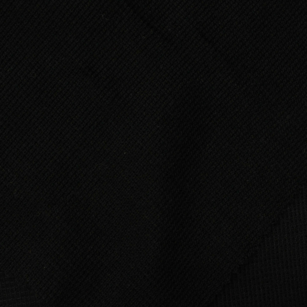 Acrylic Polyester Chunky Knit Fabric, 160 gsm, 168 cm — Black