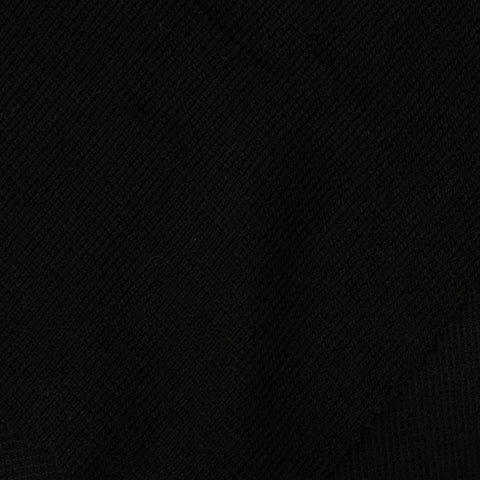 Acrylic Polyester Chunky Knit Fabric, 160 gsm, 168 cm — Black