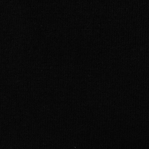 Acrylic Stretch Chunky Knit Fabric, 237 gsm, 150 cm — Black
