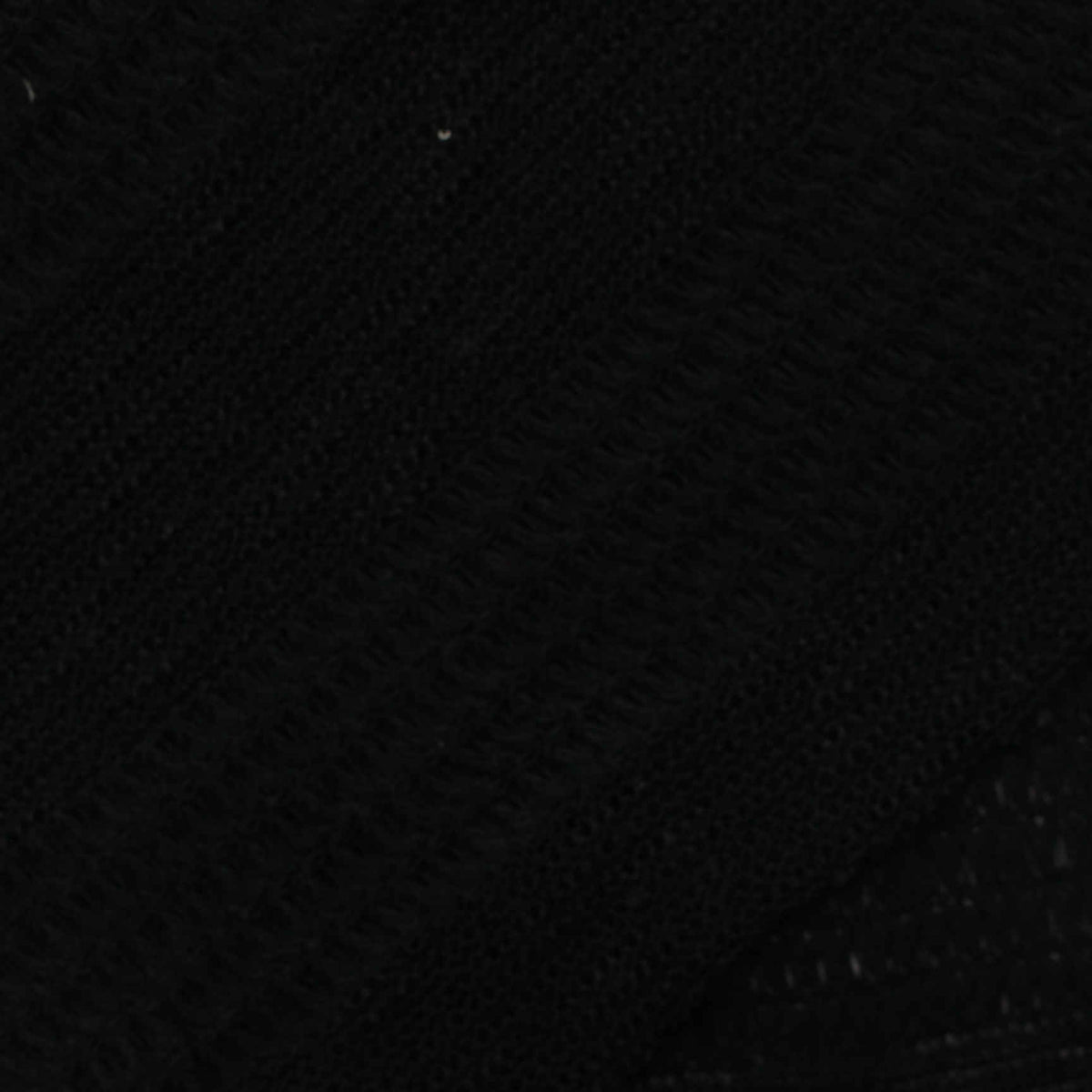 Cotton Polyester Chunky Knit Fabric, 200 gsm, 170 cm — Black