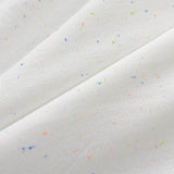 White Flecks French Terry, Poly-Viscose — texture