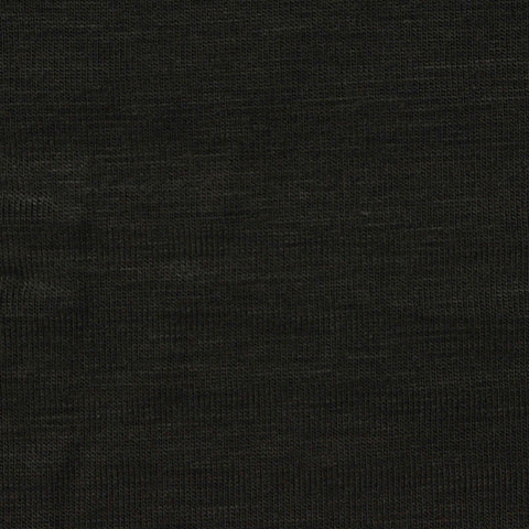 Viscose Stretch Jersey Knit Fabric, 156 gsm, 170 cm — Black