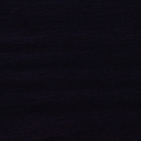 Navy Marl Jersey Knit, Viscose, 147 gsm