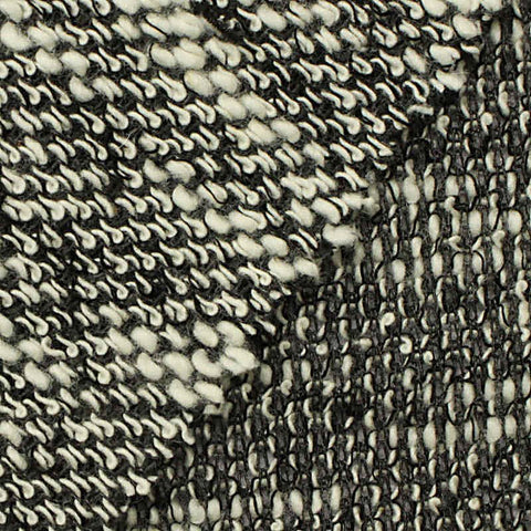 Black Geometric-Chevron Jacquard, Polyester, 180 gsm