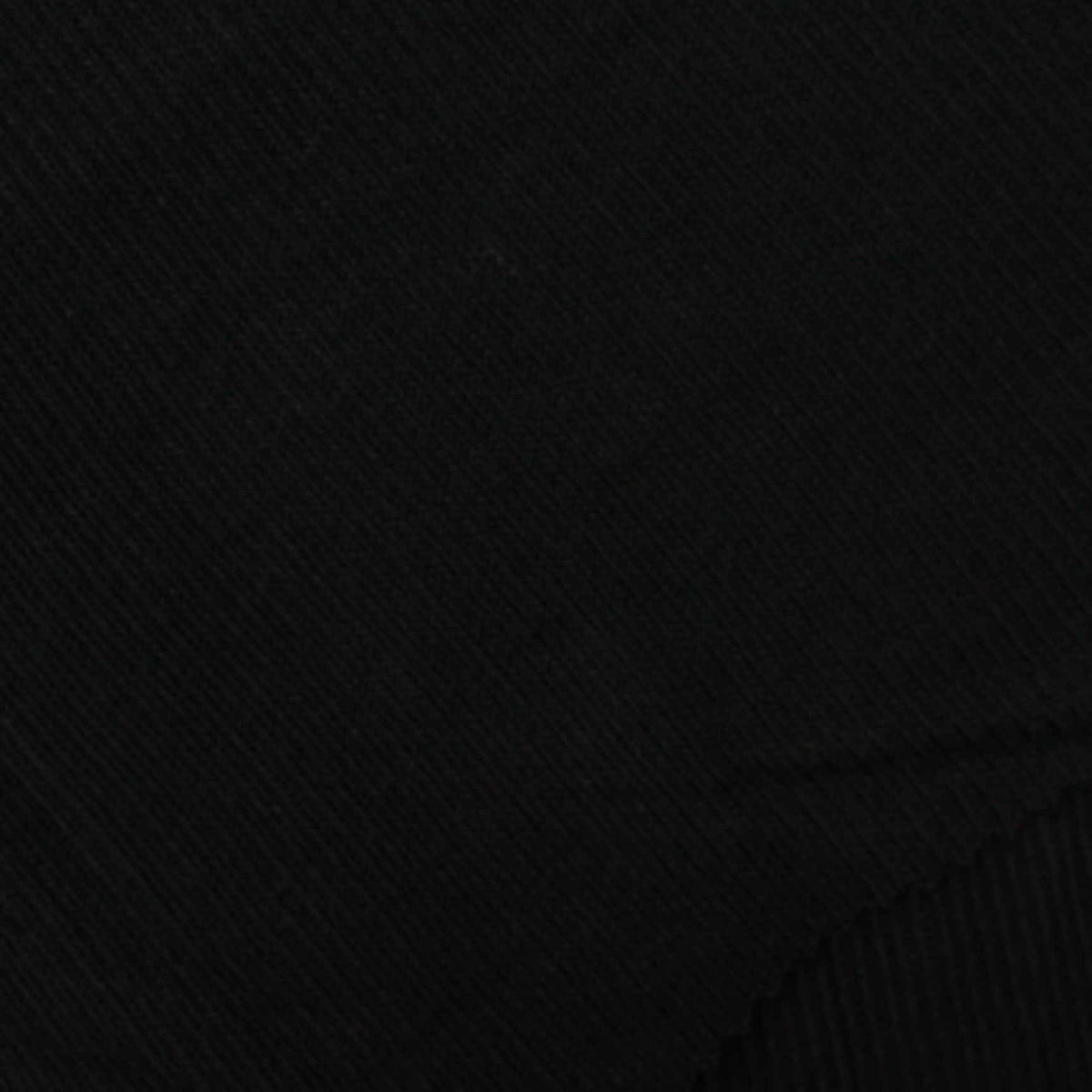Viscose Polyester Stretch Rib Knit Fabric, 200 gsm, 150 cm — Black
