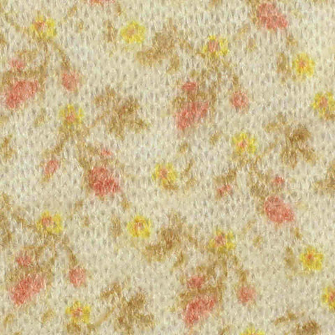 Pink Flowers Knit, Acrylic, 118 gsm