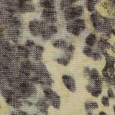 Red Leopard Knit, Polyester