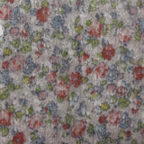 Red Flowers Knit, Acrylic