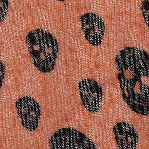 Black Skulls Knit, Polyester