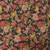 Red Floral Knit, Polyester