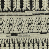 Black Geometric Jacquard, Cotton-Poly — texture