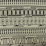 Black Geometric Jacquard, Cotton-Poly
