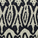 Navy Abstract Jacquard, Poly-Viscose — texture
