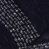 White Dashes Chunky Knit, Cotton-Poly