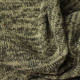 Heathered Grey Marl Chunky Knit, Polyester — texture