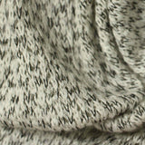 Black Marl Chunky Knit, Poly-Viscose — texture