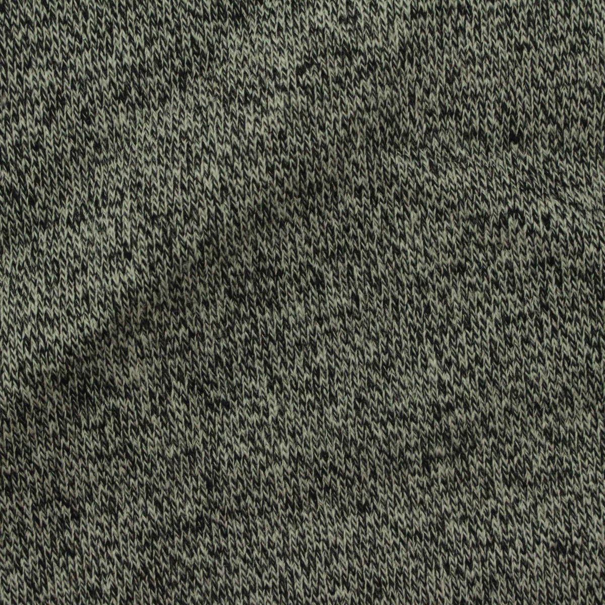 Black Marl French Terry, Poly-Cotton, 286 gsm