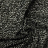 Black Marl French Terry, Poly-Viscose