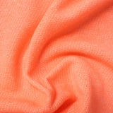 Yarn-Dyed Polyester Cotton French Terry Fabric, 218 gsm, 160 cm — Orange