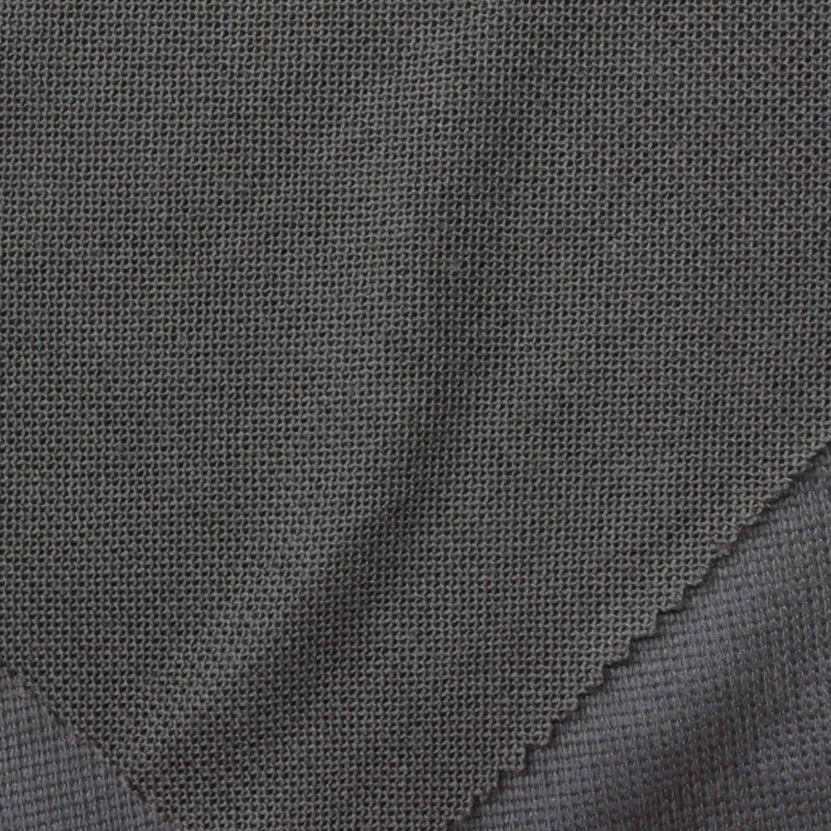Polyester Stretch Chunky Knit Fabric, 205 gsm, 160 cm — Grey