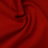 Brushed Cotton Stretch Rib Knit Fabric, 280 gsm, 175 cm — Red