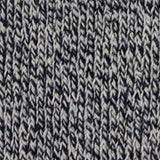 Brushed Cotton Polyester Chunky Knit Fabric, 290 gsm, 155 cm — Navy — texture