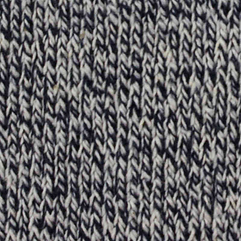Brushed Cotton Polyester Chunky Knit Fabric, 290 gsm, 155 cm — Navy