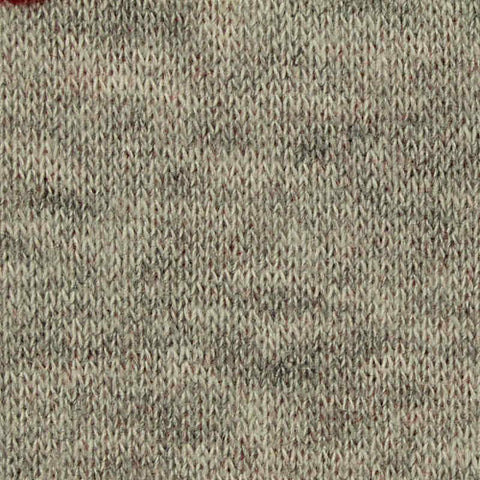 Jacquard Brushed Cotton Polyester French Terry Fabric, 295 gsm, 156 cm — Grey