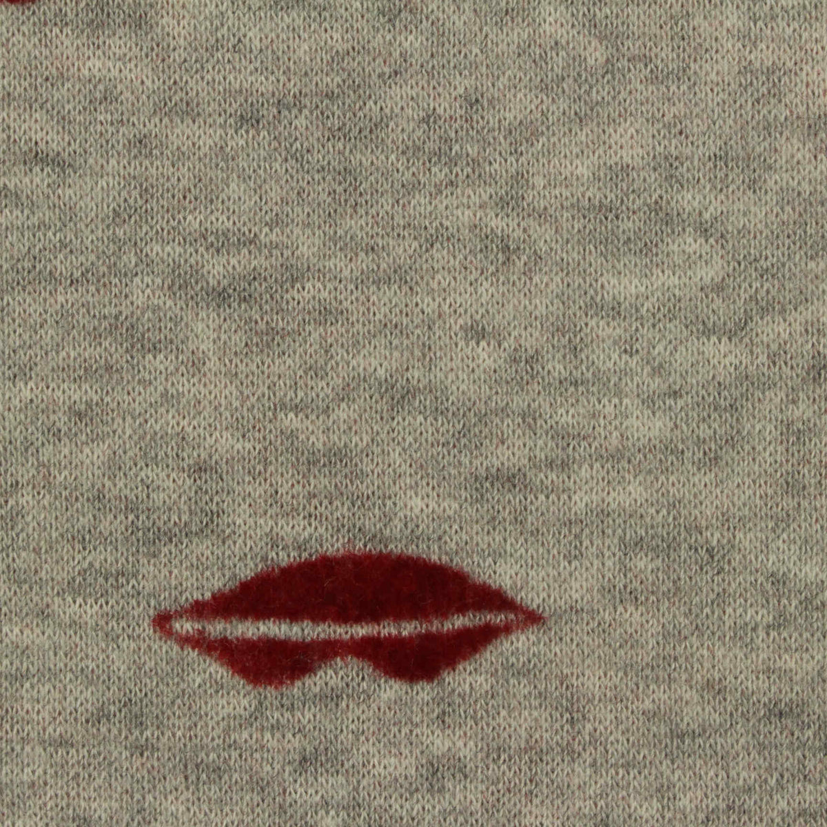 Jacquard Brushed Cotton Polyester French Terry Fabric, 295 gsm, 156 cm — Grey
