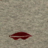 Jacquard Brushed Cotton Polyester French Terry Fabric, 295 gsm, 156 cm — Grey