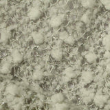 Polyester Metallic Chunky Knit Fabric, 175 gsm, 164 cm — Grey — texture