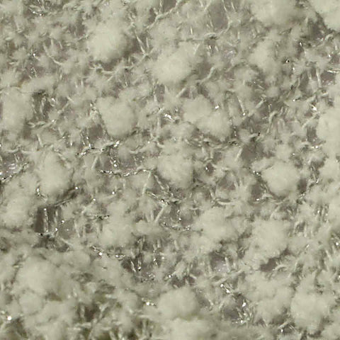 Polyester Metallic Chunky Knit Fabric, 175 gsm, 164 cm — Grey