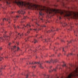Red Marl Chunky Knit, Viscose-Poly — texture