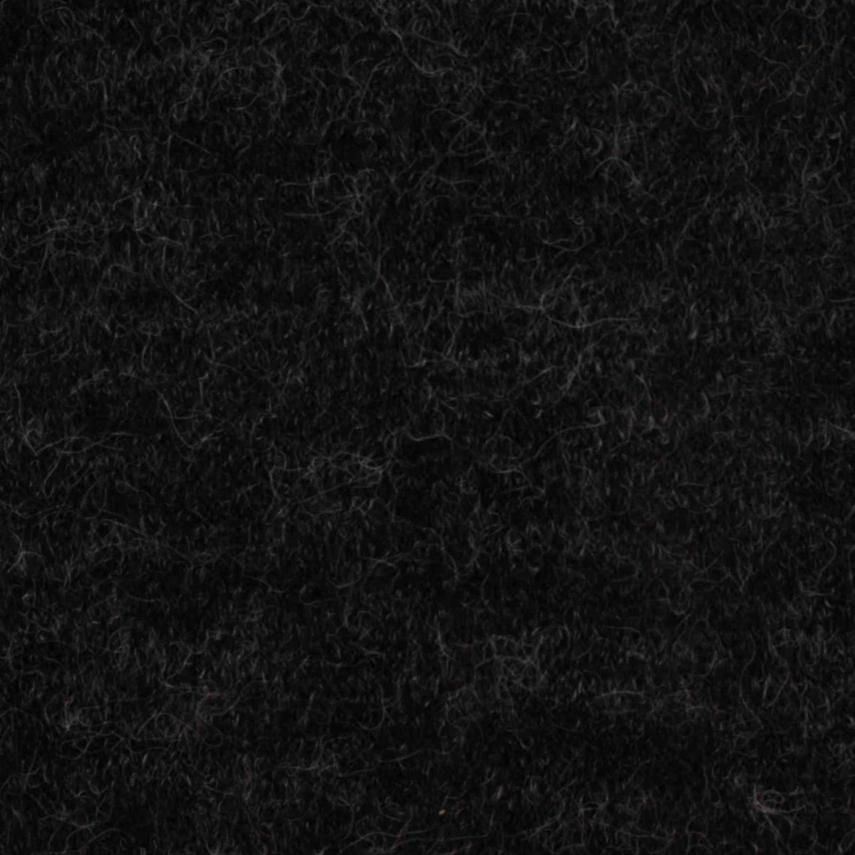 Black Brushed Faux Fur