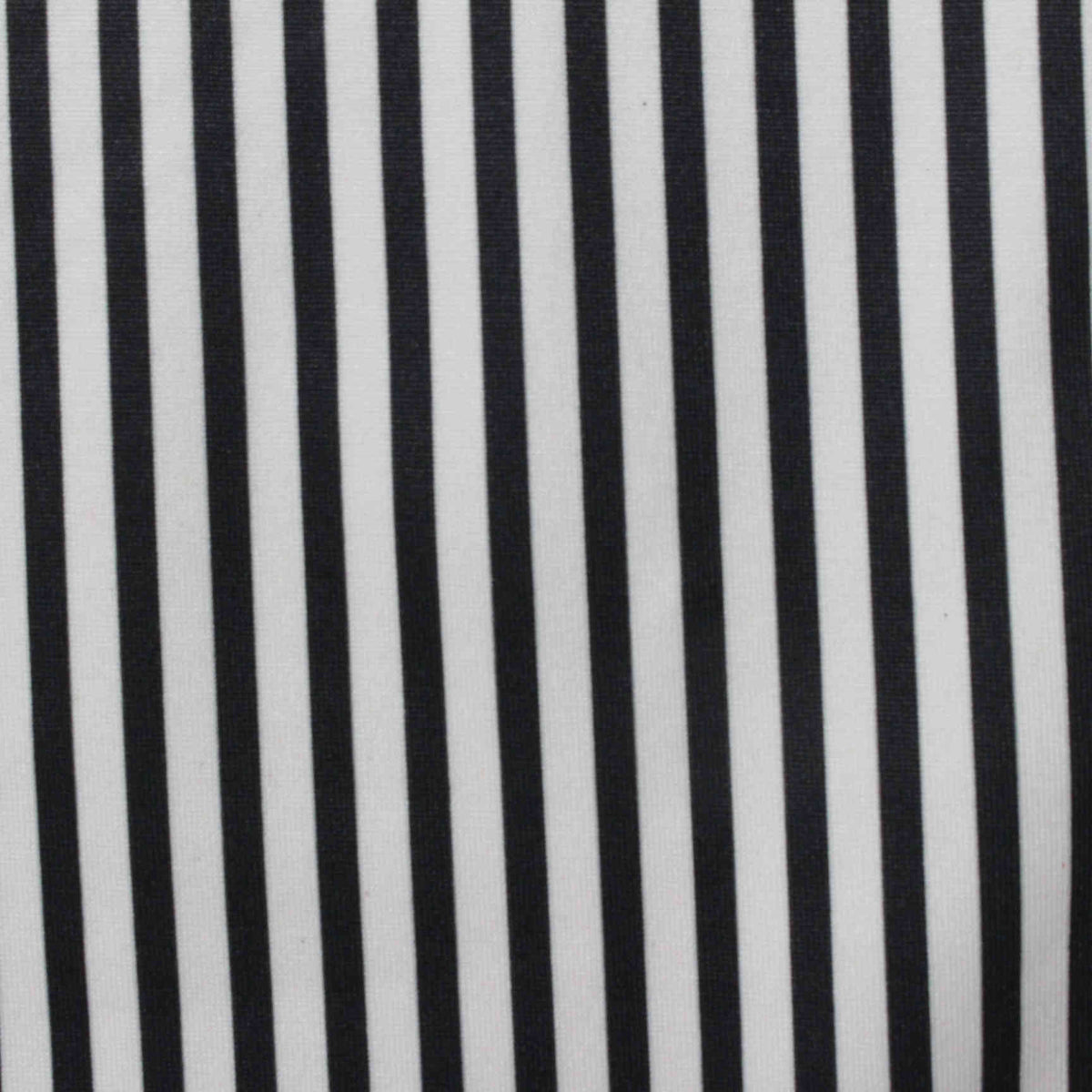 Black Vertical-Stripe Knit, Polyester, 196 gsm
