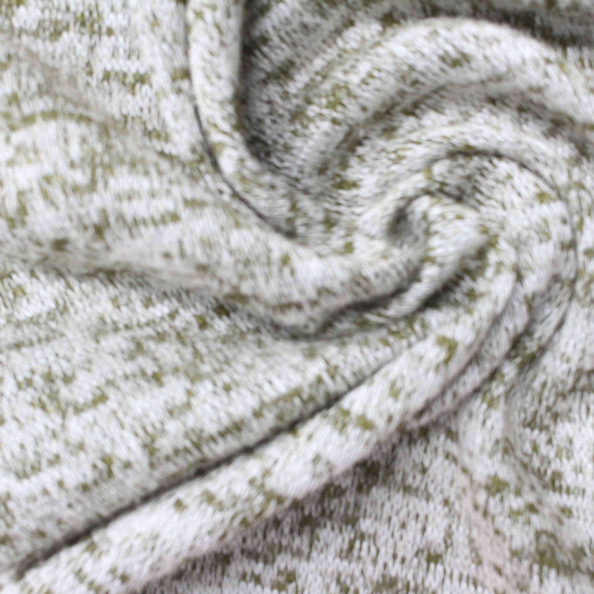 Light Grey Fine-Marl Chunky Knit, Viscose-Poly