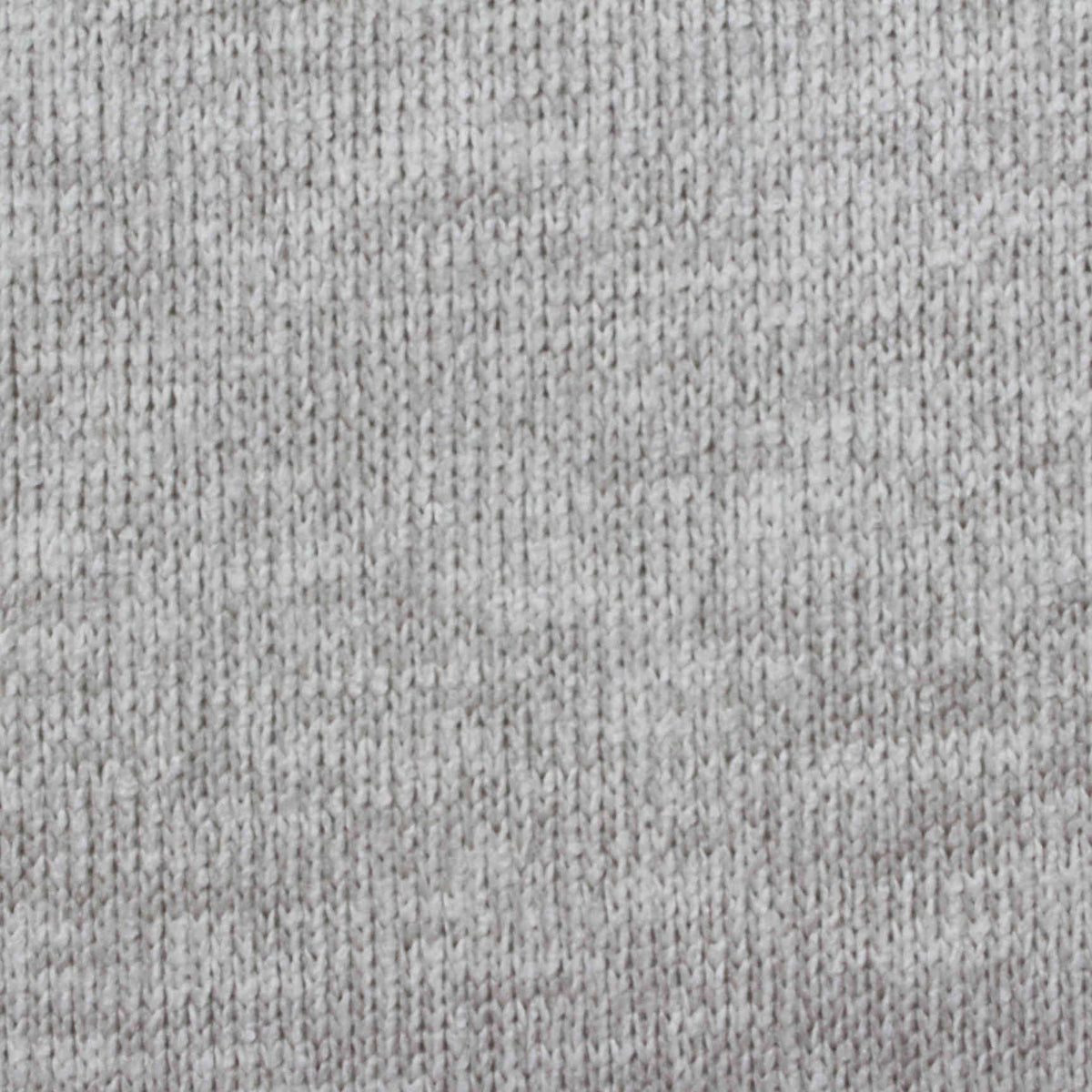 Light Grey Heather Chunky Knit, Polyester, 382 gsm