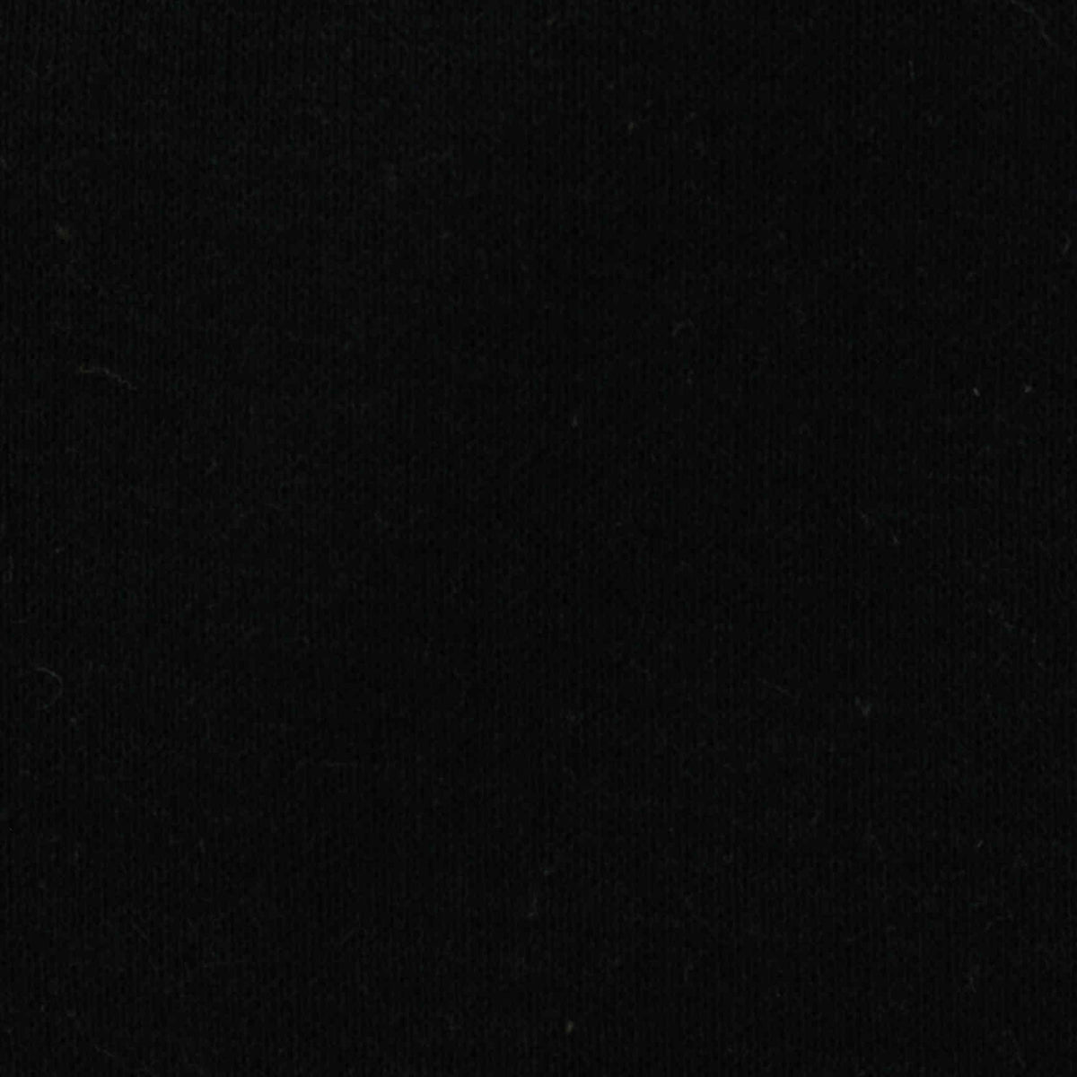 Brushed Polyester Cotton Knit Fabric, 472 gsm, 160 cm — Black
