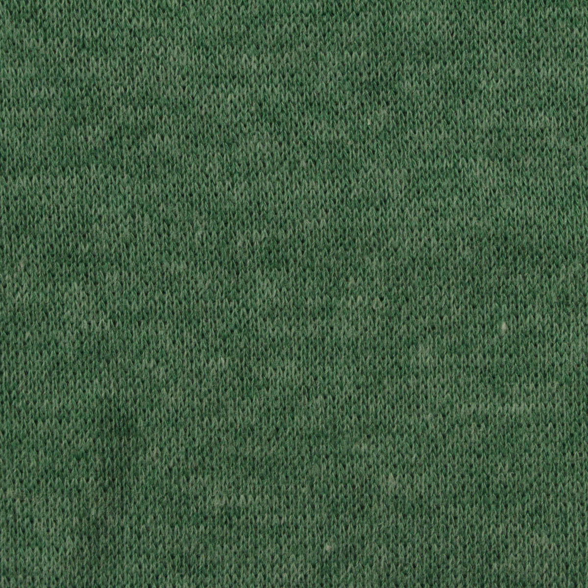 Heathered Green Marl French Terry, Poly-Cotton