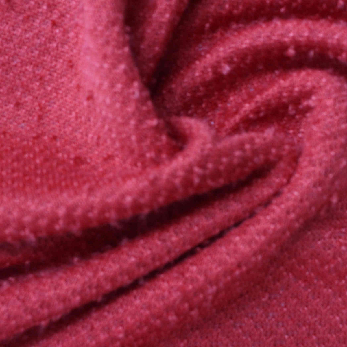 Red Marl Chunky Knit, Polyester, 260 gsm
