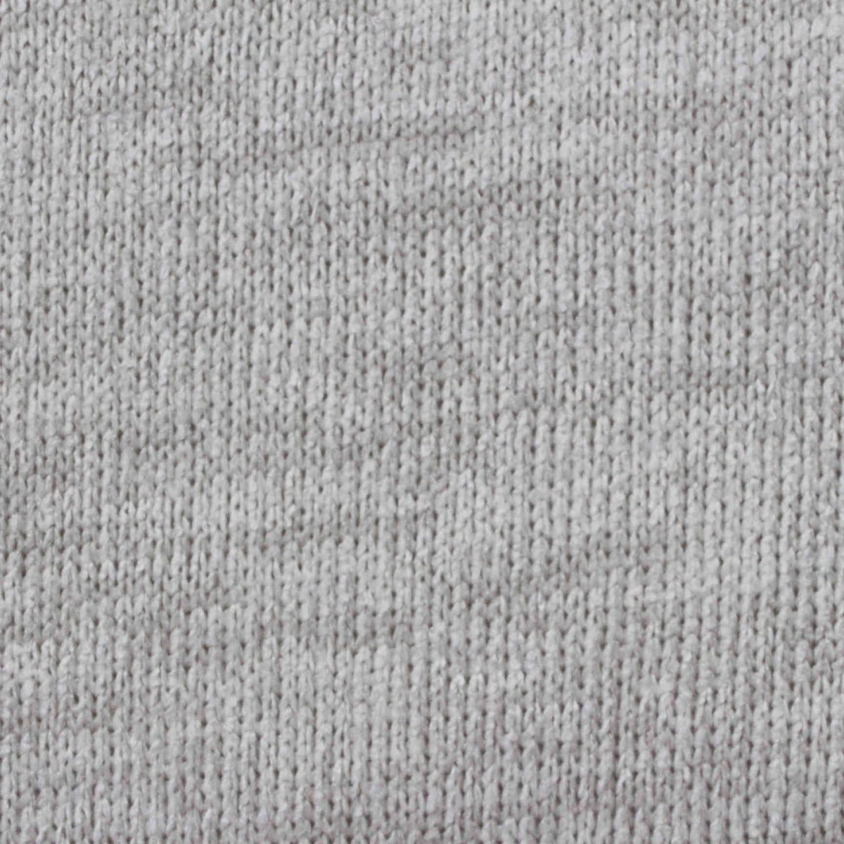 Light Grey Heathered-Marl Chunky Knit, Polyester, 332 gsm