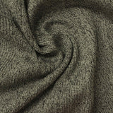 Dark Grey Marl Rib Knit